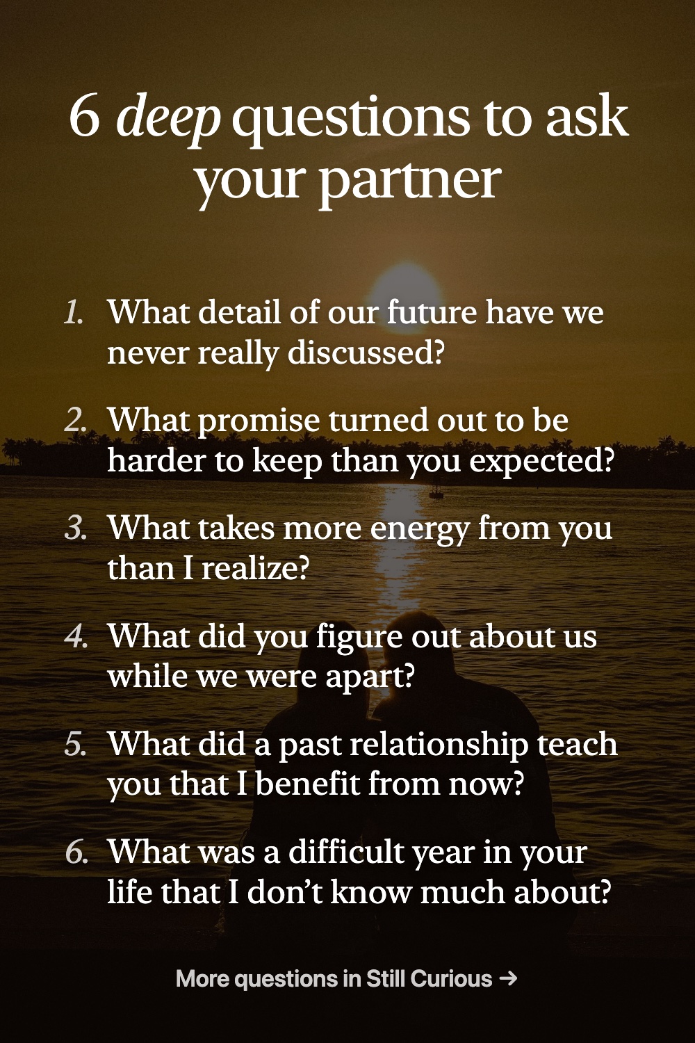 Deep Questions to Ask Your Partner